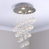 Image of Crystal Chandelier Contemporary Ceiling Light CrystalLight Fixture with 3 ighting for Living Room Dining Room Bedroom