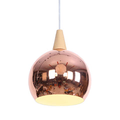 Modern Pendant Light E27 Metal Nordic Suspension Lampshade Rosered Gold Hanging Lamp for Restaurant Bar Hotel