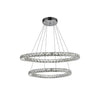 Image of Etelux Crystal Chandelier Adjustable Contemporary Ceiling Lights Fixtures DIY Design LED Pendant Lighting Perfect for Dining Room,Entryway [Energy Class A++]