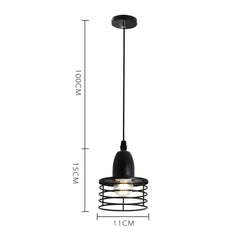 Etelux Modern Pendant Light Vintage Retro Hanging Ceiling Lamp Shade E27 Base Ideal for Kitchen Bar Living Room Dining Room