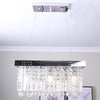 Image of Etelux Chandelier Pendant Lighting Rectangular K9 Crystal Ceiling Light Fixture for Dining Room Kitchen Island （6 LED） [Energy Class A+++]