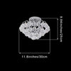 Image of Crystal Chandelier, Mini Crystal Ceiling Light, Flush Mount Chrome Finish Crystal Pendant Lamp for Study Room, Dining Room, Bedroom, Living RoomCrystal Chandelier, Mini Crystal Ceiling Light, Flush Mount Chrome Finish Crystal Pendant Lamp for Study Room