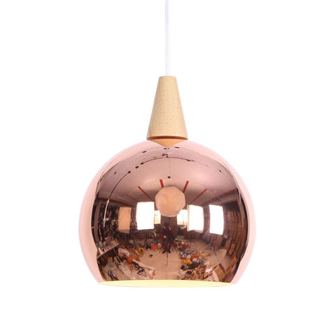 Modern Pendant Light E27 Metal Nordic Suspension Lampshade Rosered Gold Hanging Lamp for Restaurant Bar Hotel