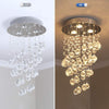 Image of Crystal Chandelier Contemporary Ceiling Light CrystalLight Fixture with 3 ighting for Living Room Dining Room Bedroom