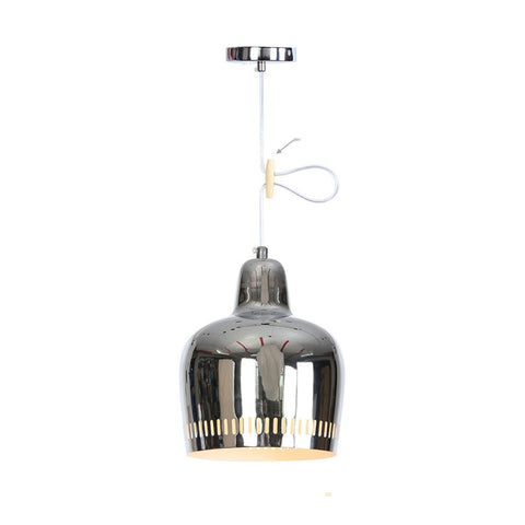 Etelux Modern Pendant Light, Metal Creative Suspension Lampshade, Nordic E27 Chorme Hanging Light for Restaurant Bar Hotel