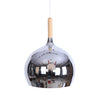 Image of Etelux Modern Pendant Light E27 Metal Nordic Suspension Lampshade Chrome Hanging Lamp for Restaurant Bar Hotel