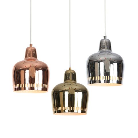 Etelux Modern Pendant Light, Metal Creative Suspension Lampshade, Nordic E27 Rosered Gold Hanging Light for Restaurant Bar Hotel