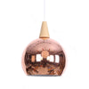 Image of Modern Pendant Light E27 Metal Nordic Suspension Lampshade Rosered Gold Hanging Lamp for Restaurant Bar Hotel