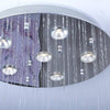 Image of Etelux Modern Chandelier Lights Crystal Rain Drop Ceiling Lighting Pendant Lights with 6 Lights