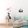 Image of Etelux Modern Pendant Light E27 Metal Nordic Suspension Lampshade Chrome Hanging Lamp for Restaurant Bar Hotel