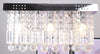 Image of Etelux Chandelier Pendant Lighting Rectangular K9 Crystal Ceiling Light Fixture for Dining Room Kitchen Island （6 LED） [Energy Class A+++]