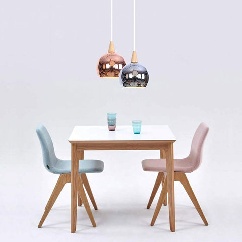 Modern Pendant Light E27 Metal Nordic Suspension Lampshade Rosered Gold Hanging Lamp for Restaurant Bar Hotel