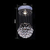 Image of Etelux Crystal Chandelier Flush Mount Modern Led Ceiling Lighting for Living Room Foyer Light Home Lighting Restaurant Entry Hallway